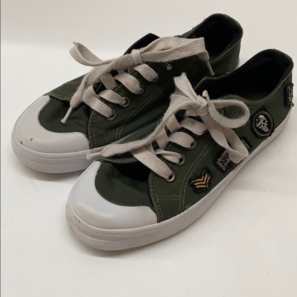 Joe Boxer 2M boy’s sneakers Army Green patches